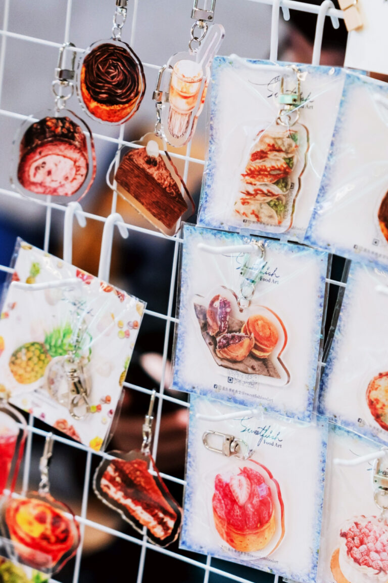 sweetfishfoodart-food-illustration-key-chain
