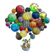 瑪度食品，飛翔的城堡與熱氣球，代針筆水彩畫，療癒風手繪食物畫作，香魚療癒食堂，手繪幸福食光